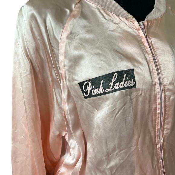 California Costume Collection Vintage Pink Ladies Jacket Large Grease 50s Retro - Picture 3 of 11
